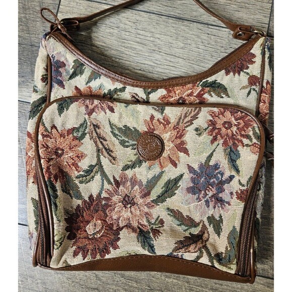 Basic Editions Vintage Floral Crossbody Purse - Picture 2 of 6